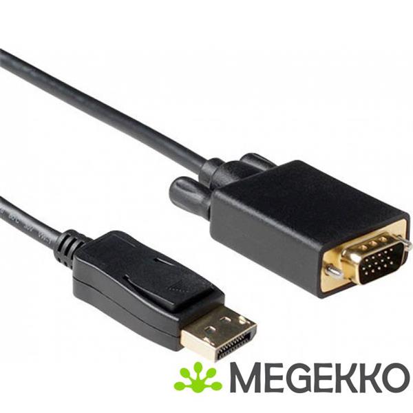 Grote foto act 2 meter verloop kabel displayport male naar vga male computers en software overige