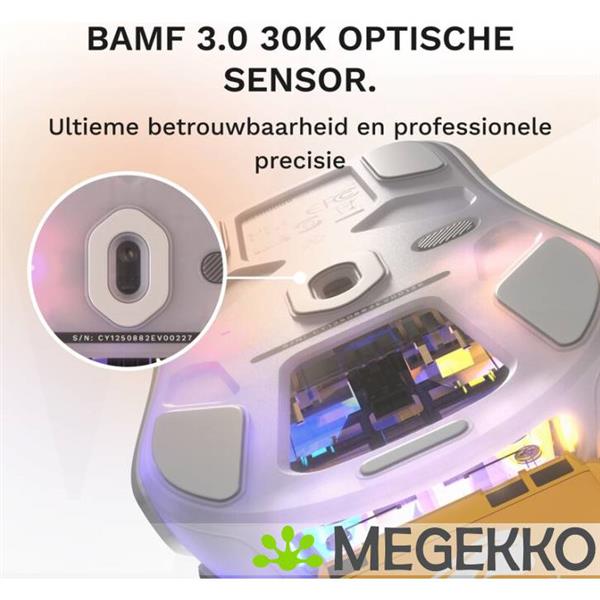 Grote foto glorious model o3 wit gaming muis computers en software overige computers en software