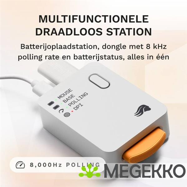 Grote foto glorious model o3 wit gaming muis computers en software overige computers en software