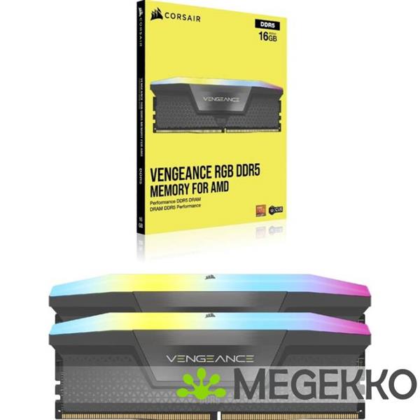 Grote foto corsair ddr5 vengeance rgb 2x16gb 6000 computers en software overige computers en software