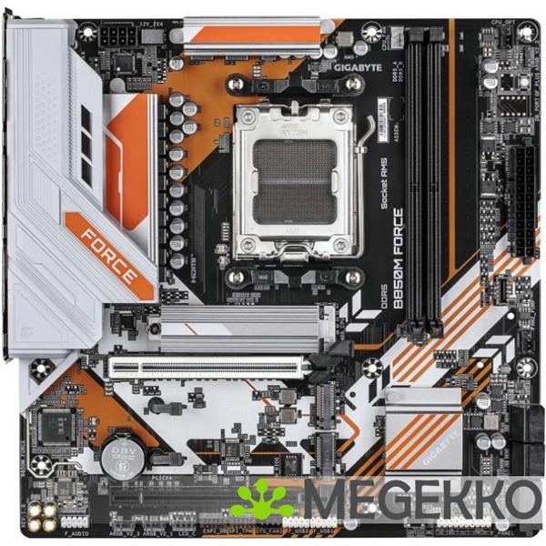 Grote foto gigabyte b850m force computers en software moederborden