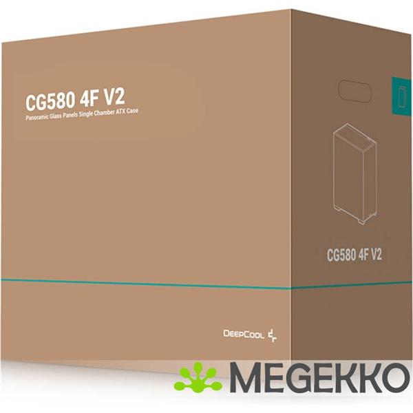 Grote foto deepcool cg580 4f v2 computers en software behuizingen en kasten