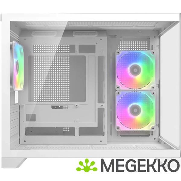 Grote foto cougar gaming fv150 mini rgb mini tower wit computers en software behuizingen en kasten