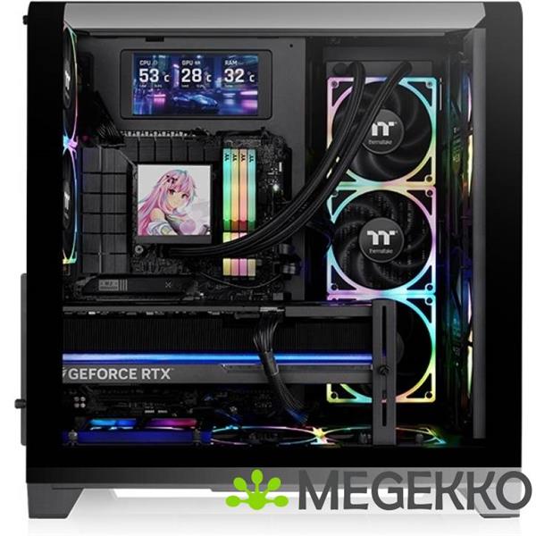 Grote foto thermaltake view 390 air black midi tower computers en software behuizingen en kasten