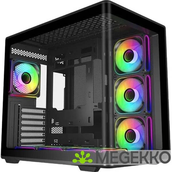 Grote foto cooler master elite 600 black computers en software behuizingen en kasten