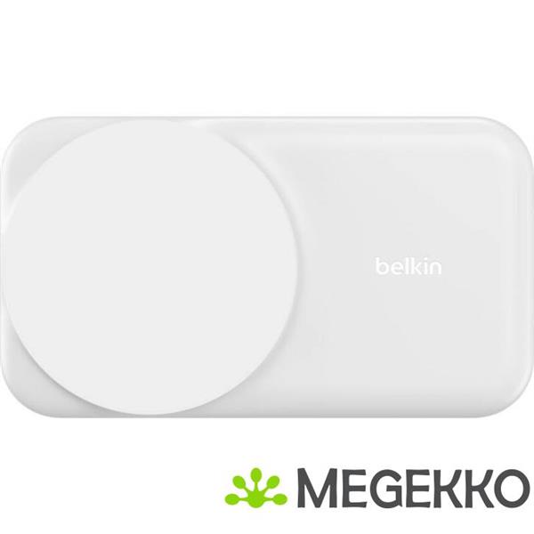 Grote foto belkin ultracharge 25w qi2 2in1 magnetic charger plus usb c eu white square binnen computers en software overige