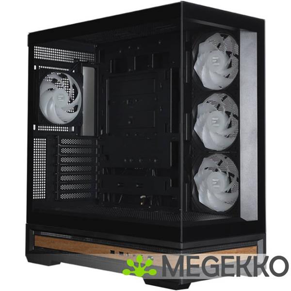 Grote foto zalman p40 namu black midi tower zwart computers en software behuizingen en kasten