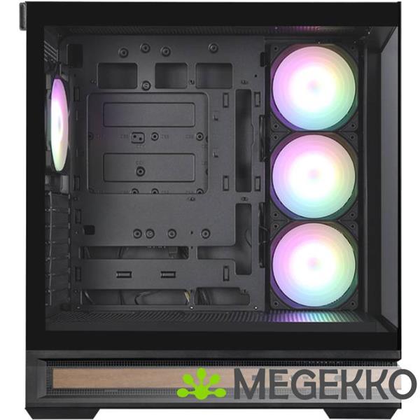 Grote foto zalman p40 namu black midi tower zwart computers en software behuizingen en kasten