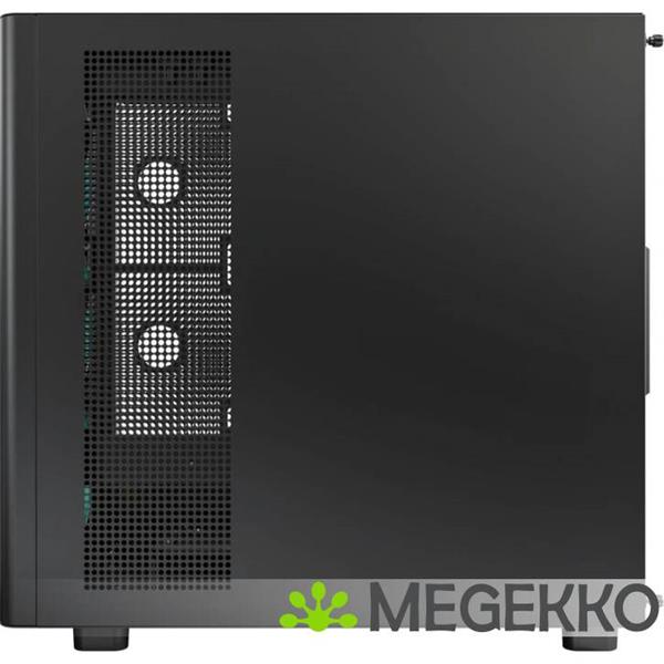 Grote foto montech xr wood zwart computers en software behuizingen en kasten