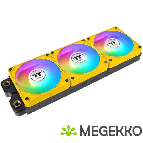 Grote foto thermaltake ct140 ex argb sync reverse ventilator 14 cm geel 3 stuk s computers en software overige computers en software