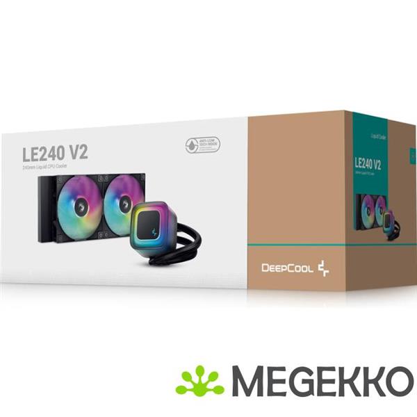 Grote foto deepcool le240 v2 black computers en software overige computers en software