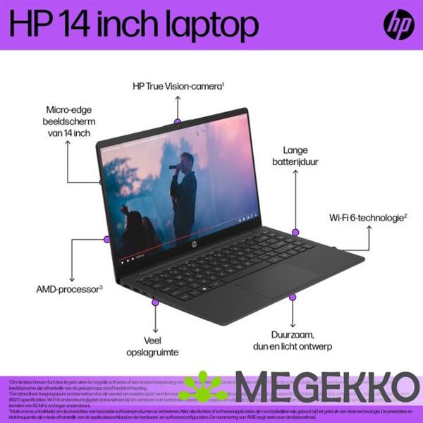 Grote foto hp 14 em0353nd 14 amd ryzen 5 laptop computers en software overige computers en software