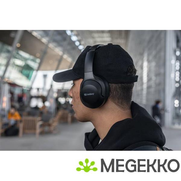 Grote foto sandberg 126 53 draadloos zwart audio tv en foto koptelefoons