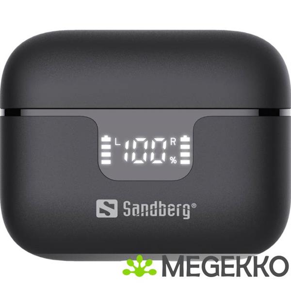 Grote foto sandberg 126 52 in ear draadloos zwart audio tv en foto koptelefoons