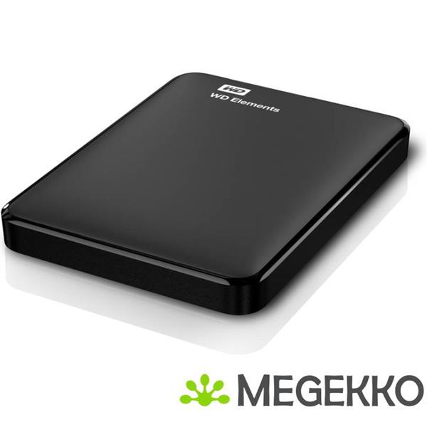 Grote foto western digital elements portable 1tb zwart computers en software harde schijven