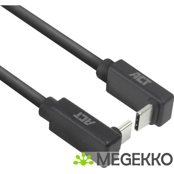 Grote foto act usb 3.0 10gbps 60w usb type c haaks verticaal usb type c haaks verticaal 2m computers en software overige