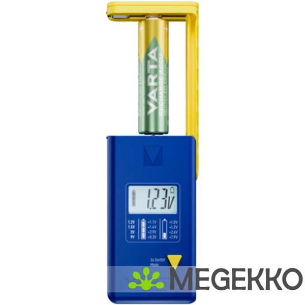 Grote foto varta lcd battery tester vermogen batterij tester blauw geel computers en software overige computers en software