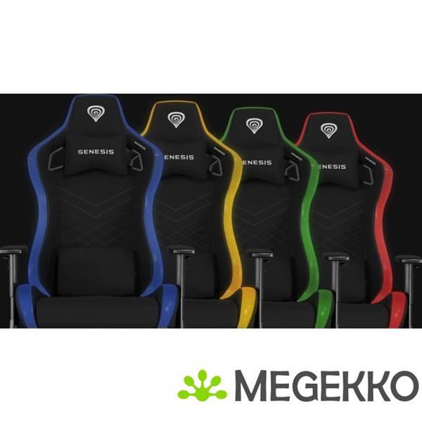 Grote foto genesis nfg 2247 gamingstoel in zwart spelcomputers games overige merken