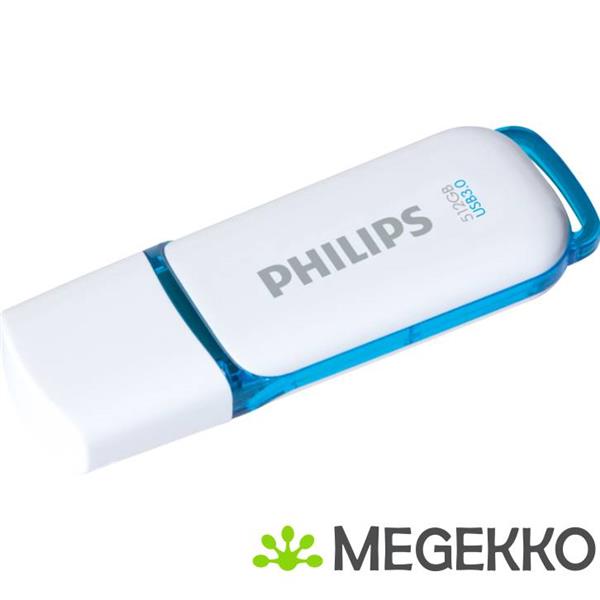 Grote foto philips fm51fd75b usb flash drive 512 gb usb type a 3.2 gen 1 3.1 gen 1 wit computers en software overige computers en software