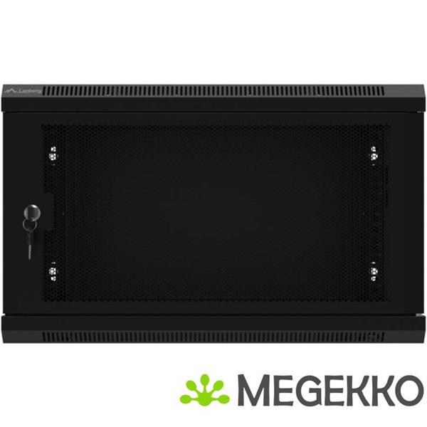 Grote foto lanberg wf01 6406 23b rack 6u wandrek zwart computers en software behuizingen en kasten