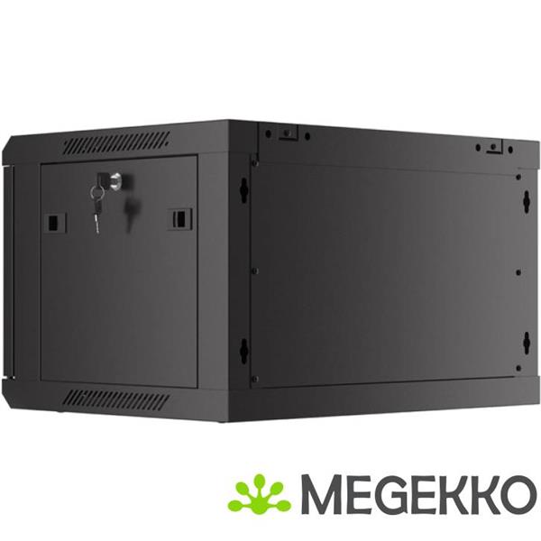 Grote foto lanberg wf01 6406 23b rack 6u wandrek zwart computers en software behuizingen en kasten