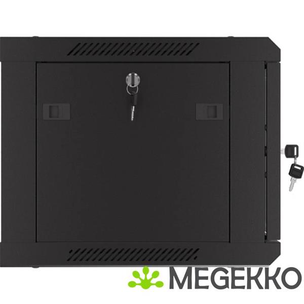 Grote foto lanberg wf01 6406 23b rack 6u wandrek zwart computers en software behuizingen en kasten