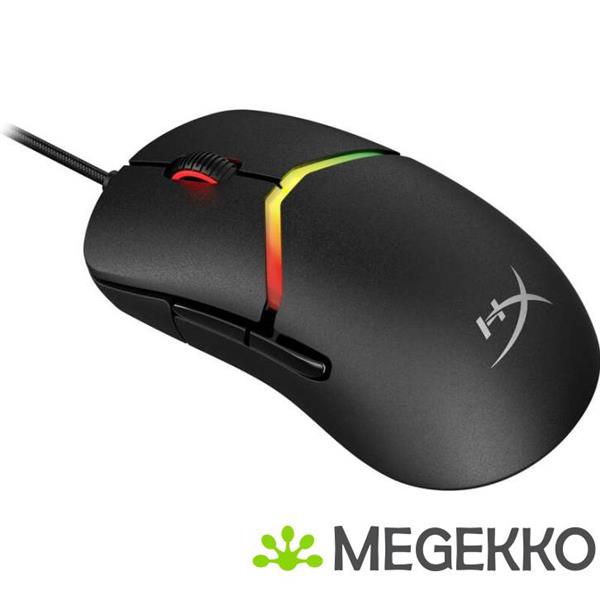 Grote foto hyperx pulsefire saga gaming muis zwart computers en software overige computers en software