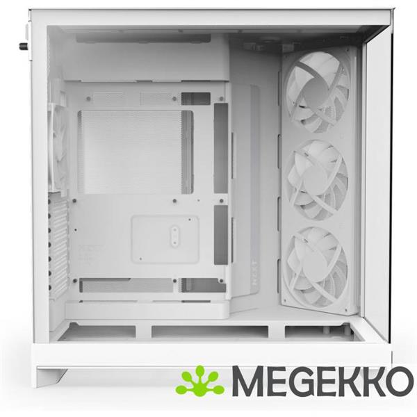 Grote foto nzxt h9 flow rgb white 2025 computers en software behuizingen en kasten
