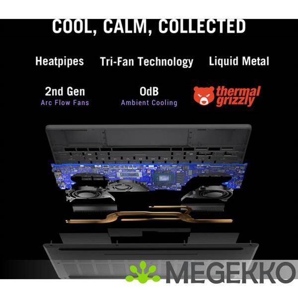 Grote foto asus rog zephyrus g14 ga403wr qs087w 14 amd ryzen ai 9 rtx 5070 ti gaming laptop computers en software overige computers en software