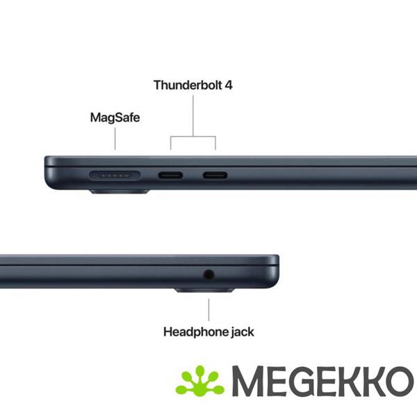Grote foto apple macbook air 2026 13.6 m5 midnight computers en software overige computers en software