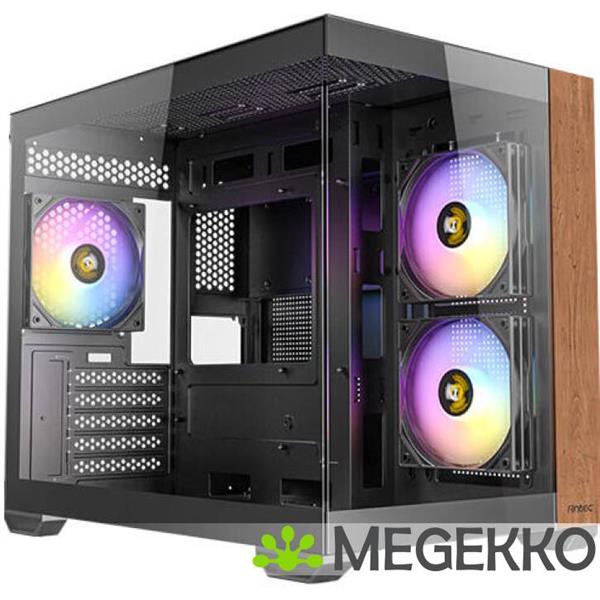 Grote foto antec cx600m wood argb black computers en software behuizingen en kasten
