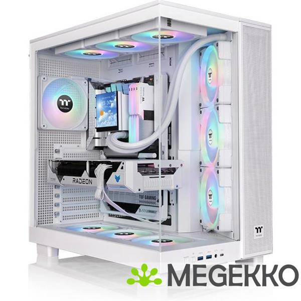 Grote foto thermaltake view 380 xl tg argb midi tower wit computers en software behuizingen en kasten