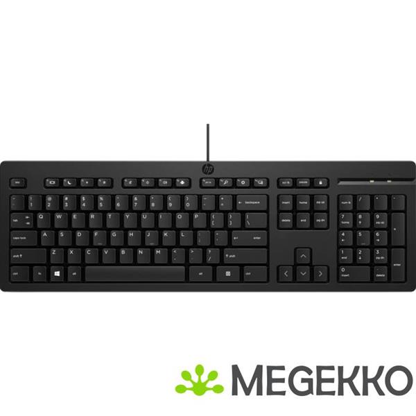 Grote foto hp 125 bedraad toetsenbord qwerty computers en software toetsenborden