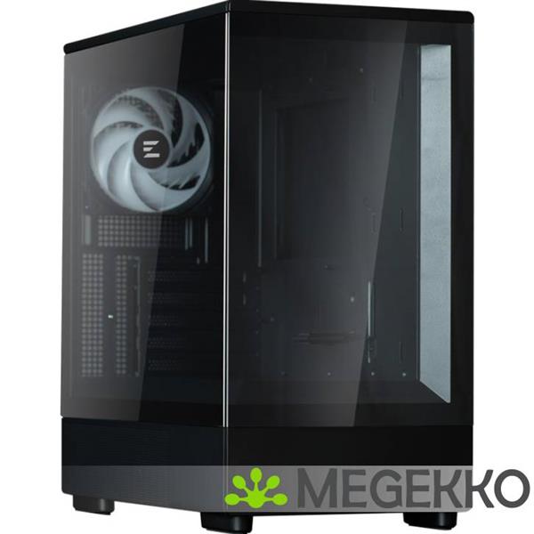 Grote foto zalman p10 black mini tower zwart computers en software behuizingen en kasten