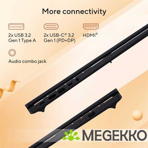 Grote foto asus vivobook 18 m1807ga s8004w 18 amd ryzen ai 7 computers en software overige computers en software