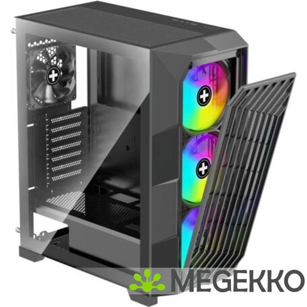 Grote foto xilence performance a breeze ii midi tower zwart computers en software behuizingen en kasten