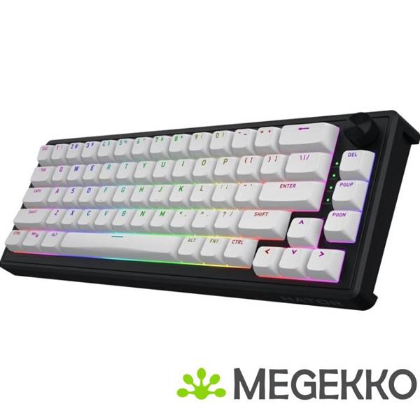 Grote foto hator skyfall 65 mag ultra draadloos hall effect toetsenbord computers en software toetsenborden