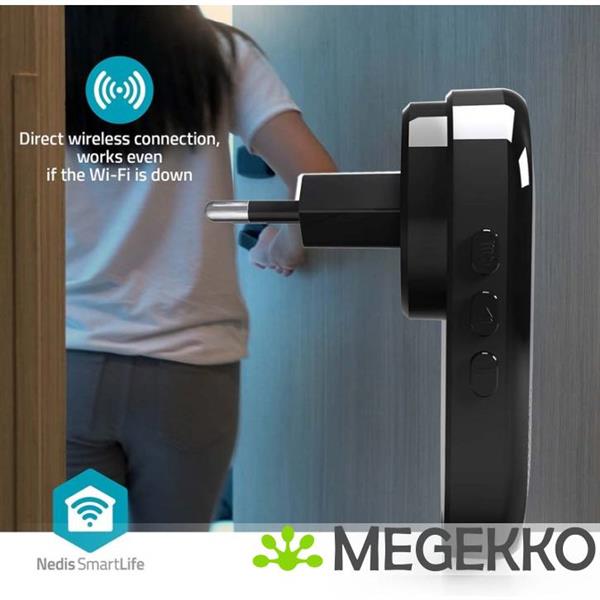 Grote foto smartlife gong 433 mhz accessoire voor wificdp11bk wificdp21bk wificdp31bk netvoeding 5 computers en software overige computers en software