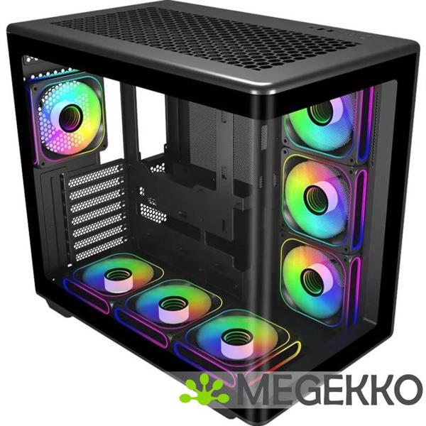 Grote foto cooler master elite 600 black computers en software behuizingen en kasten