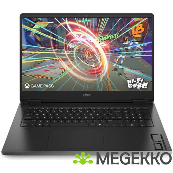 Grote foto hp omen 17 db1050nd copilot pc 17.3 amd ryzen ai 7 rtx5050 gaming laptop computers en software overige computers en software