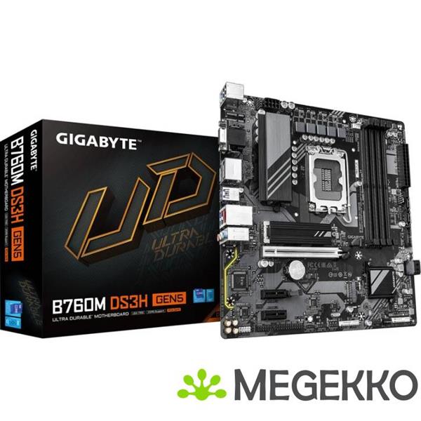 Grote foto gigabyte b760m ds3h gen5 computers en software moederborden