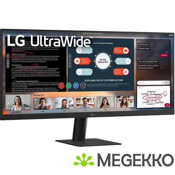 Grote foto lg ultrawide 29u511a b 29 ips wide full hd monitor computers en software overige computers en software
