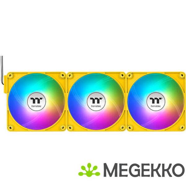 Grote foto thermaltake ct140 ex argb sync reverse ventilator 14 cm geel 3 stuk s computers en software overige computers en software
