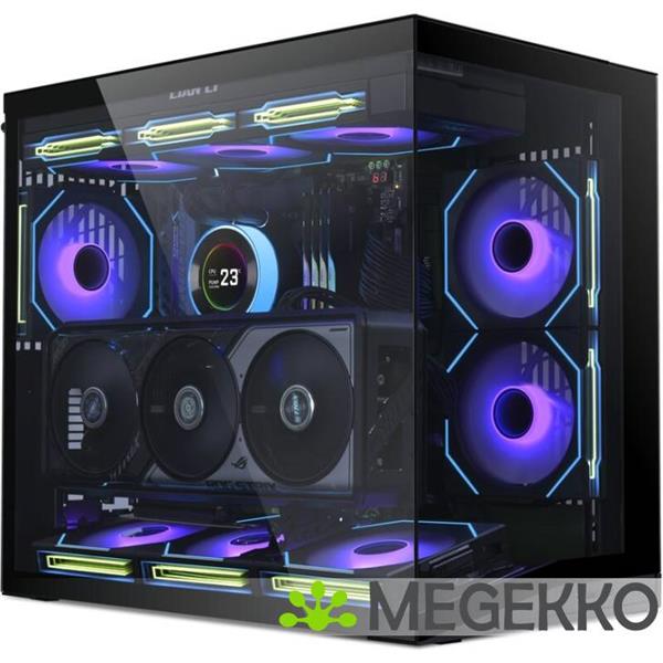 Grote foto lian li pc o11 dynamic mini v2 black computers en software behuizingen en kasten