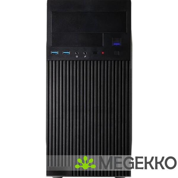 Grote foto inter tech it 6521 straight zwart computers en software behuizingen en kasten