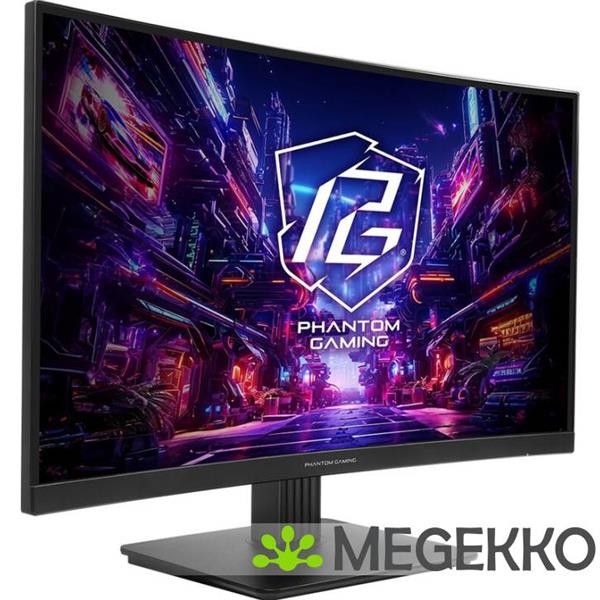 Grote foto asrock phantom gaming pg27qrt1b 27 quad hd 180hz va gaming monitor computers en software overige computers en software