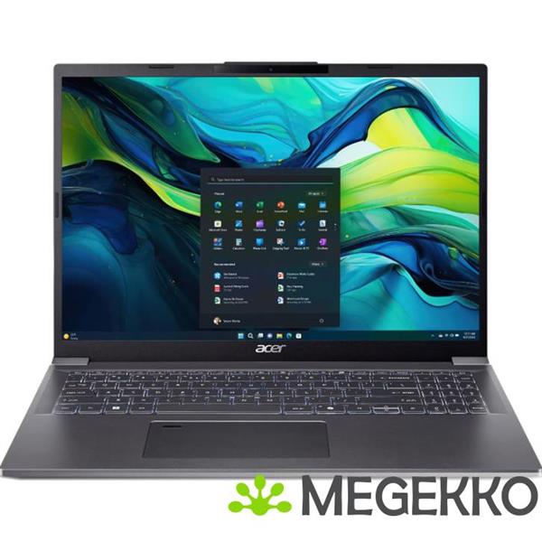 Grote foto acer aspire 16 a16 71m 7138 16 intel core ultra 7 oled laptop computers en software overige computers en software