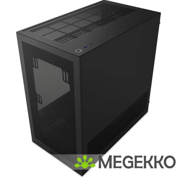 Grote foto nzxt h3 flow black computers en software behuizingen en kasten