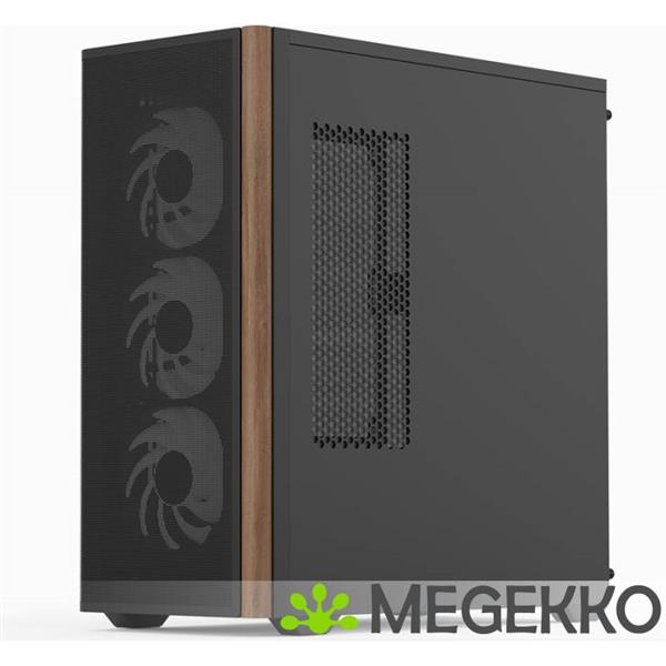 Grote foto aerocool d501a midi tower zwart computers en software behuizingen en kasten