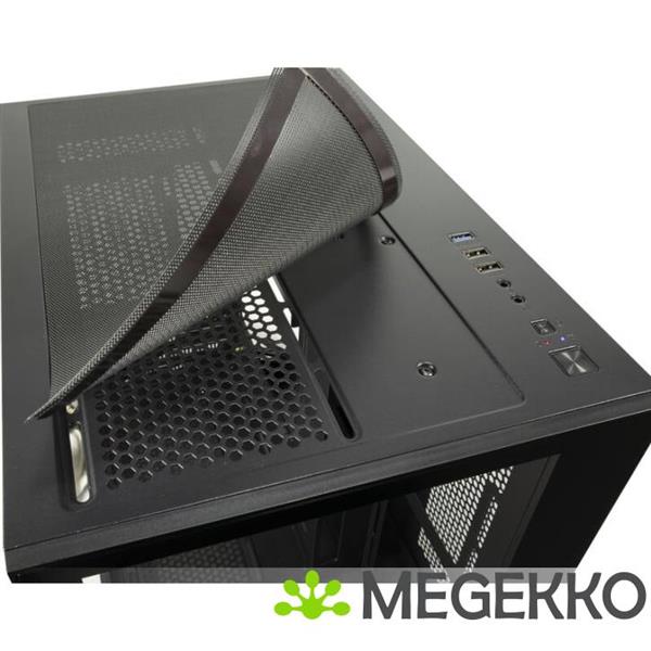 Grote foto inter tech c 501 aspect zwart computers en software behuizingen en kasten